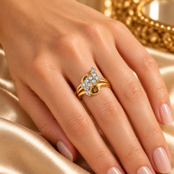 Pre Owned 18ct Diamond Ring ZC182